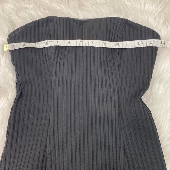NBD Women's Strapless Ribbed Tube Cocktail Dress Black Size S - Picture 11 of 16